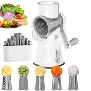 5 in 1 Rotary Cheese Grater Shredder Kitchen